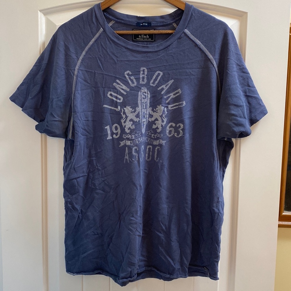 Vintage Abercrombie and Fitch muscle T-shirt purchased, already faded Large